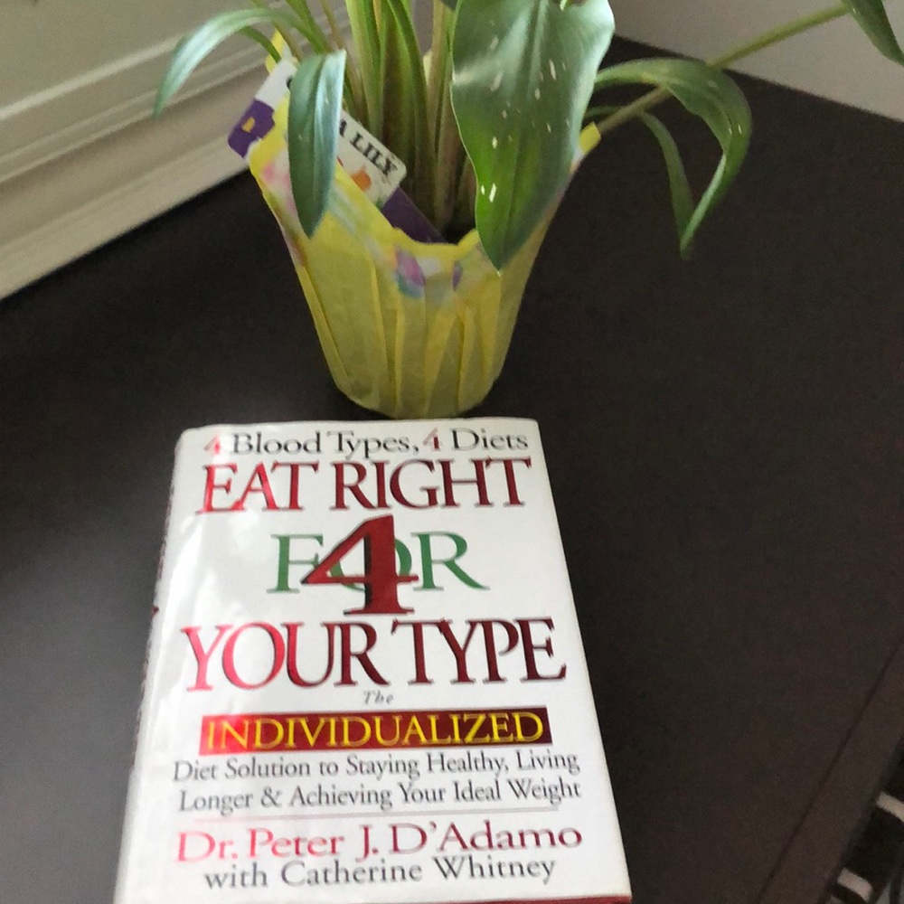 Blood type diet book